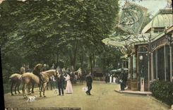 VINTAGE POSTCARD Paris the house of Armenonville the hour of aperitif