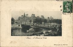 CPA Paris L'Hotel de Ville