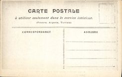 VINTAGE POSTCARD Paris floods Rue of Lille