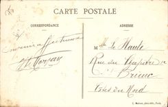 VINTAGE POSTCARD Paris the Bridge Alexandre III Boats Barge