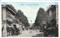 CPA Paris Le Boulevard des Italiens
