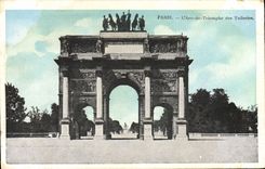 CPA Paris L'Arc de Triomphe des Tuileres