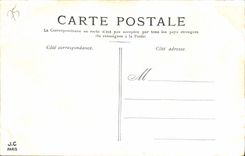 VINTAGE POSTCARD Paris Court of Carousel