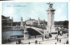 CPA Paris Le Pont Alexandre III