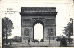 CPA Paris L'Arc de Triomphe De L'Etoile