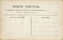 VINTAGE POSTCARD Paris Floods Footbridge of the Esplanade of the Invalids