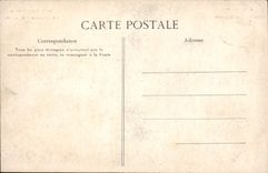 VINTAGE POSTCARD Paris Room of the Meetings the platform