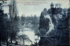 CPA Paris Vue D'ensemble du Lac Des Buttes Chaumont