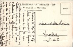VINTAGE POSTCARD Paris the Church St Vincent of Paul