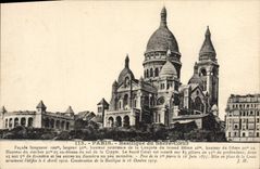 CPA Paris Basilique du Sacre Coeur