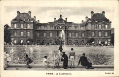 CPA Paris Le Luxembourg Enfants