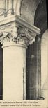 VINTAGE POSTCARD Paris Church Julien Saint Poor pillar of a column of the nave