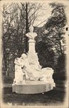VINTAGE POSTCARD Paris Parc Heap Rules of Guy of Maupassant