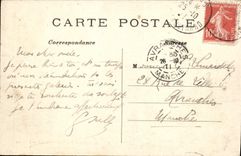 VINTAGE POSTCARD Paris National theater of the Opera galleries