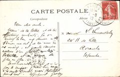 POSTAL París de la VENDIMIA Arc de Triomphe Etoile del triunfo de Cortot