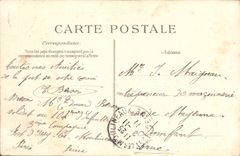 Avenidas Malakoff Eylau y Kleber de París de la POSTAL de la VENDIMIA vista de Trocadero