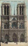 CPA Paris Notre Dame Facade
