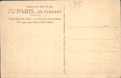 CPA Paris Notre Dame de Paris Le Parvis De Notre Dame Gargouille