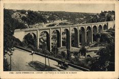 CPA Cote D'Emeraude Dinan Le Viaduc et la Coulee de la Rance
