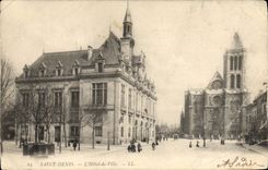 POSTAL Denis santo de la VENDIMIA el ayuntamiento