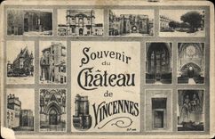 VINTAGE POSTCARD Castle of Vincennes