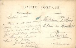 VINTAGE POSTCARD Wood De Vincennes the Lake Daumesnil and the Bridge of the Islands