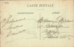 CPA Bordeaux Details Du Monument des Girondins Flamme Cheques postaux