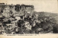 CPA Rocamadour Vue Generale Prise du Causse