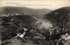 CPA Chatel Guyon la gorge de Sans Souci