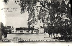 CPA Enghien Les Bains Vue Sur le Lac et le casino