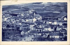 VINTAGE POSTCARD Small town