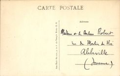 CPA Enghien les Bains les bords du lac vers la Source