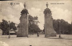 CPA Dijon Entree des Allees du Parc