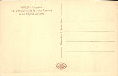 CPA Nancy Hemicycle de la place Carriere vu de l'eglise St Epvre 