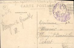 VINTAGE POSTCARD Road of Grenoble to Villard de Lans