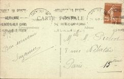 Opinión de Grenoble de la POSTAL de la VENDIMIA de la isla verde la taza y las montan@as