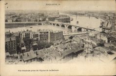 CPA Toulouse Vue generale prise de l'eglise de la Dalbade