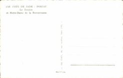 POSTAL MODERNA jade de Pornic de la dimensión la subsistencia y el Notre Dame de Recouvrance