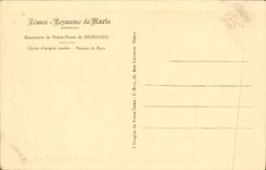 VINTAGE POSTCARD Sanctuary of Notre Dame de Behuard Cross of money Kisses of peace