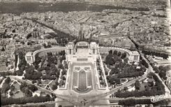 POSTAL MODERNA opinión panorámica de París hacia el paladar de Chaillot