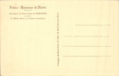 VINTAGE POSTCARD Sanctuary of Notre Dame de Behuard the Master furnace bridge and the miraculous statue