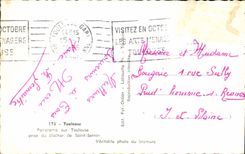 POSTAL MODERNA panorama de Toulouse en Toulouse tomada de la campana-torre de Sernin Saint