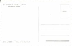 MODERN CARD Ajaccio Rules of the Fesch Cardinal