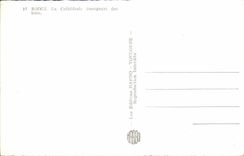 VINTAGE POSTCARD emerging Rodez the Cathedral of the roofs