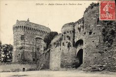 VINTAGE POSTCARD Dinan Old Castle of the Duchess Anne