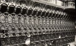 MODERN CARD Cordoba Mosque Cathedral Detall off the Choir Stalls