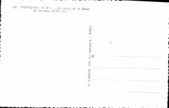 MODERN CARD Perpignan quays of Low Canigou