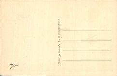 POSTAL Eze de la VENDIMIA en el mar el Isolette y el cabo Russet-red