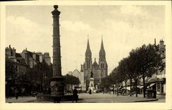 VINTAGE POSTCARD Moulins Place of Allier