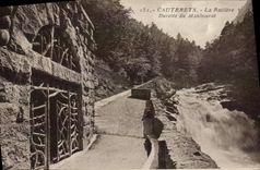 VINTAGE POSTCARD Cauterets Raillere Refreshment bar of Mauhourat